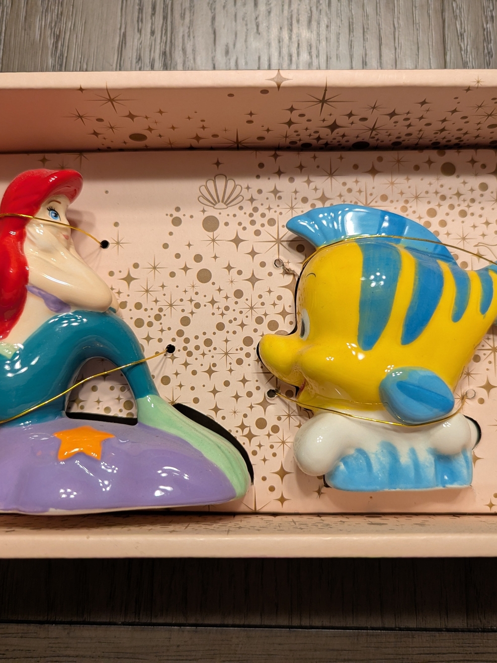 Little Mermaid. Disney Princess. Salt & Pepper Shakers.